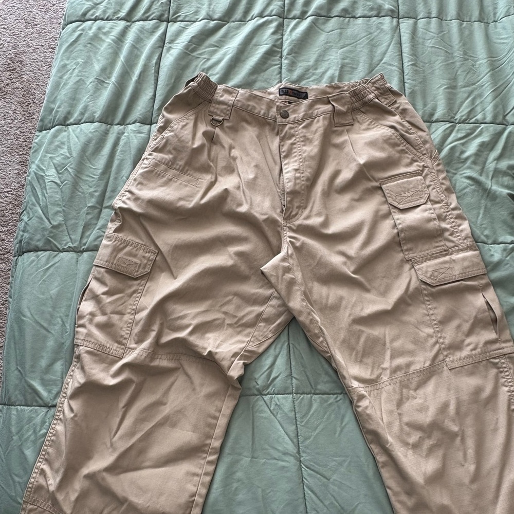 5.11 Tactical Tan Cargo Pants Lightweight Casual
